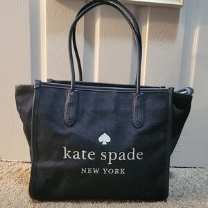 Kate Spade Ella Denim Blue Large tote bag